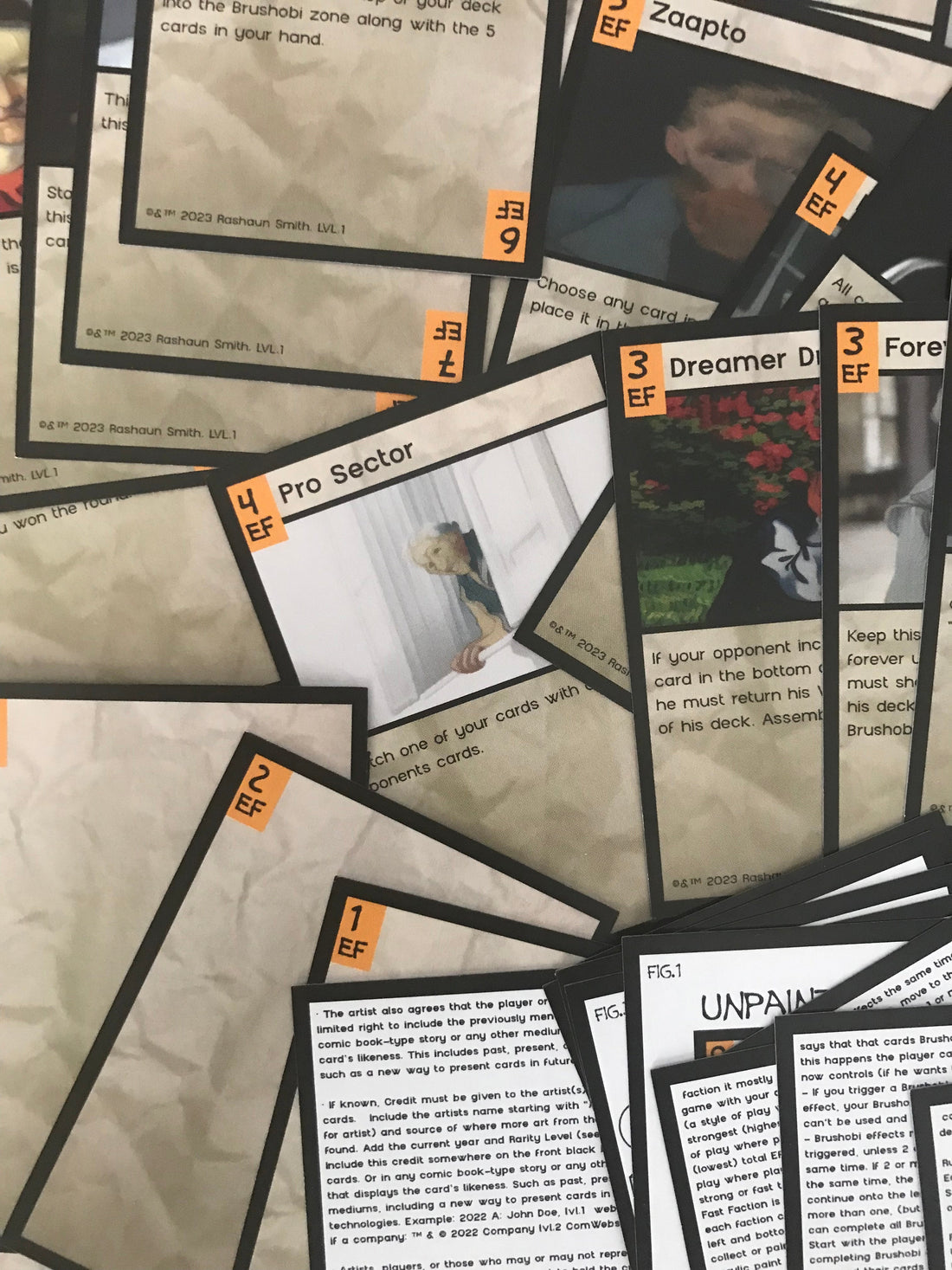 BRUSHOBi Painting Card Game: a small look at the rules