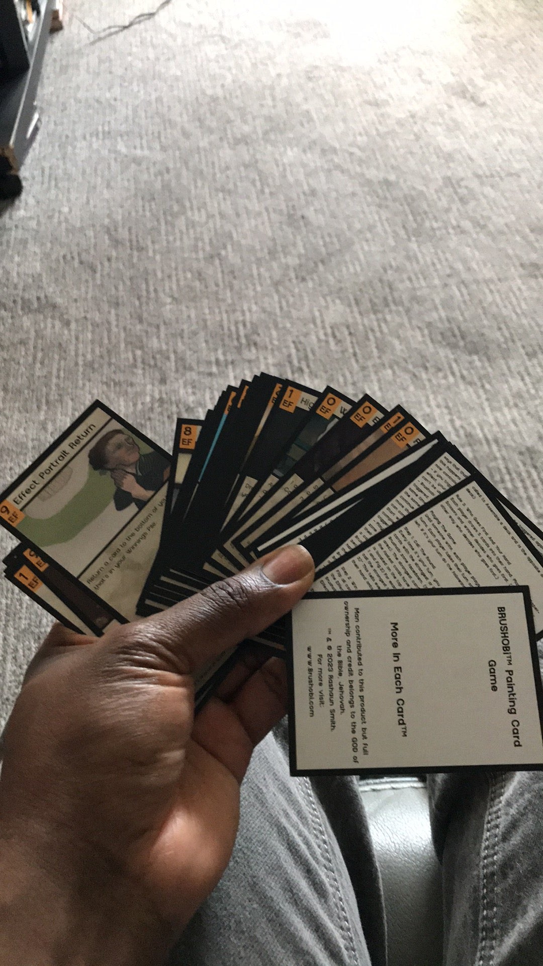 Express yourself in a card game without violence