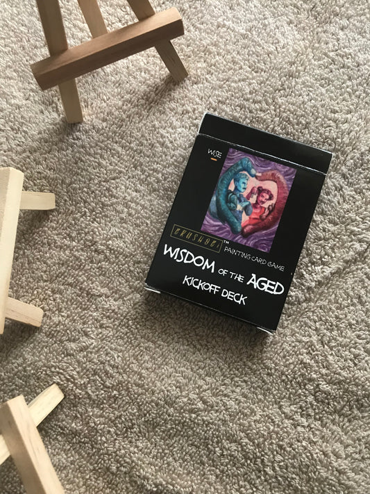 BRUSHOBi Painting Card Game, Wisdom of the Aged, wise, kickoff deck (Soon to be known as BRUSHOBi Systems Painting Cards)